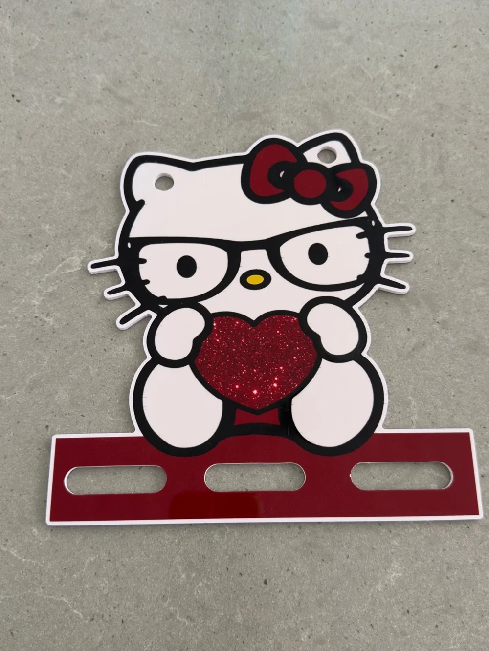 Princess Themed Pink Cake Topper Stand with Heart Accents